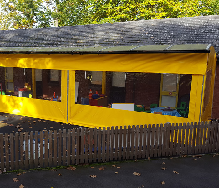 Seal Seam Classroom Curtains