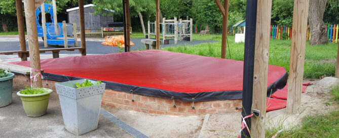 Custom sandbox cover with toggles