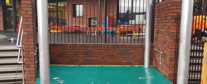 Green PVC waterproof sandpit sheet