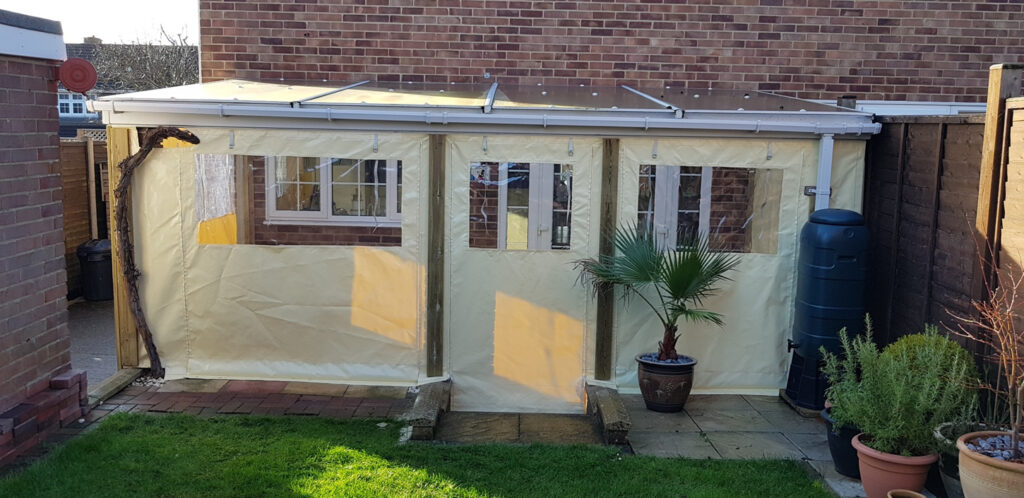 Outdoor building curtains 2