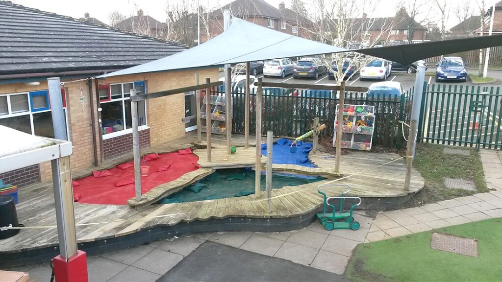 Outdoor waterproof school shade sail
