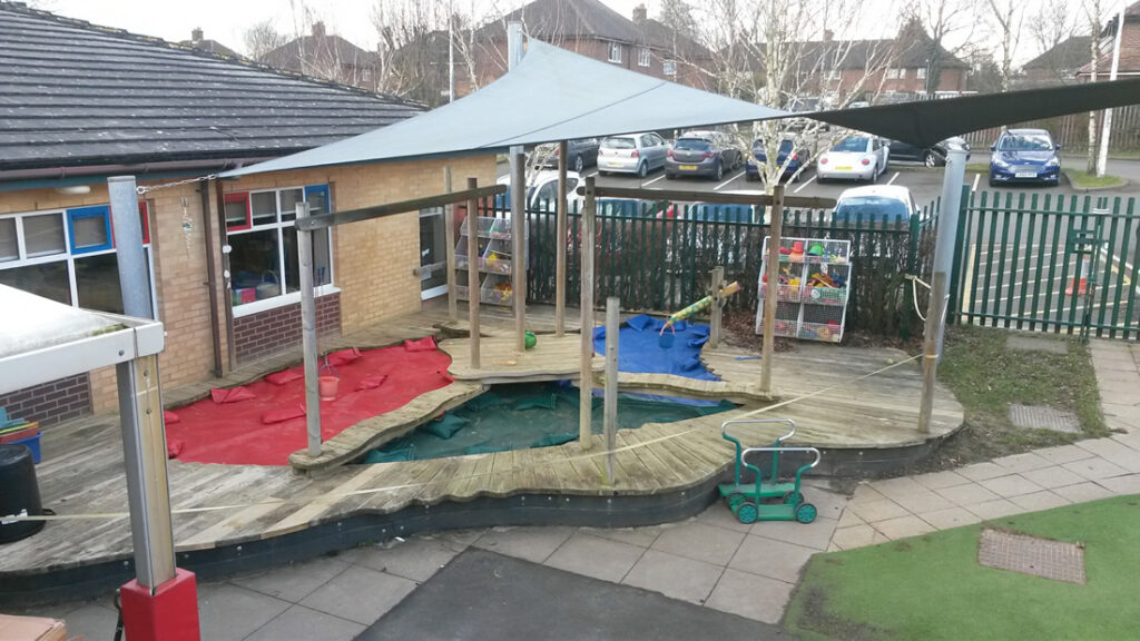 Outdoor waterproof school shade sail