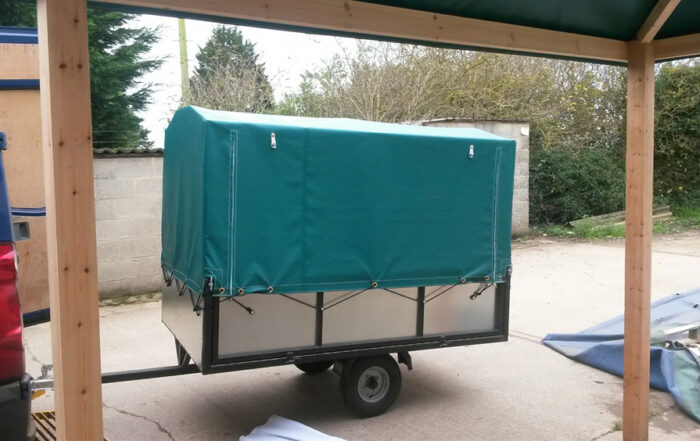 Protective PVC box trailer cover