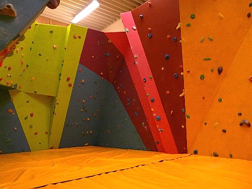 Custom climbing mat landing cover