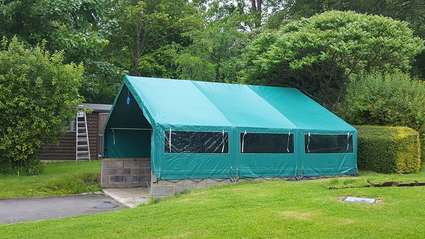 pvc roof cover industrial storage
