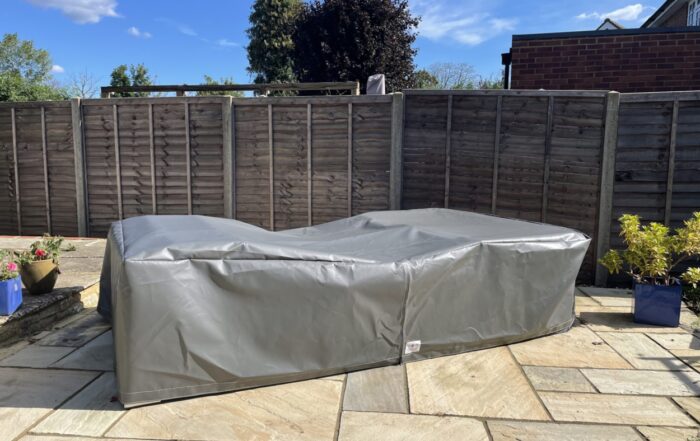 Bespoke shaped outdoor furniture cover