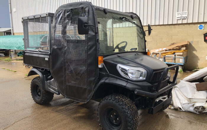 Farm buggy bespoke PVC cover