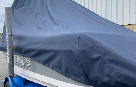 Close up boat cover