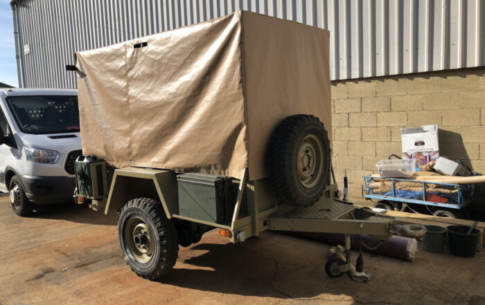 Custom PVC box trailer cover