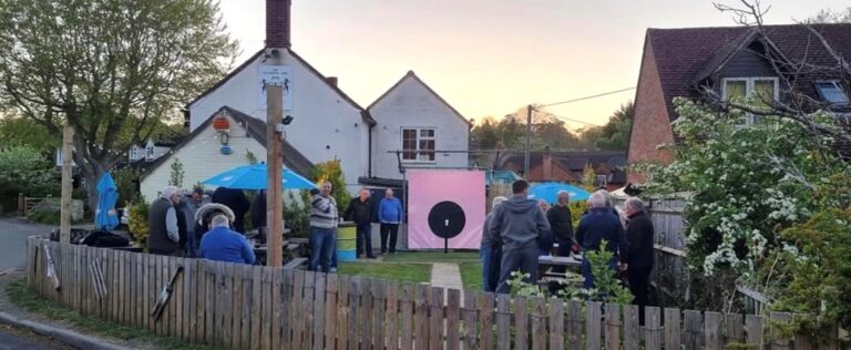 Aunt sally pub backdrop tarpaulin