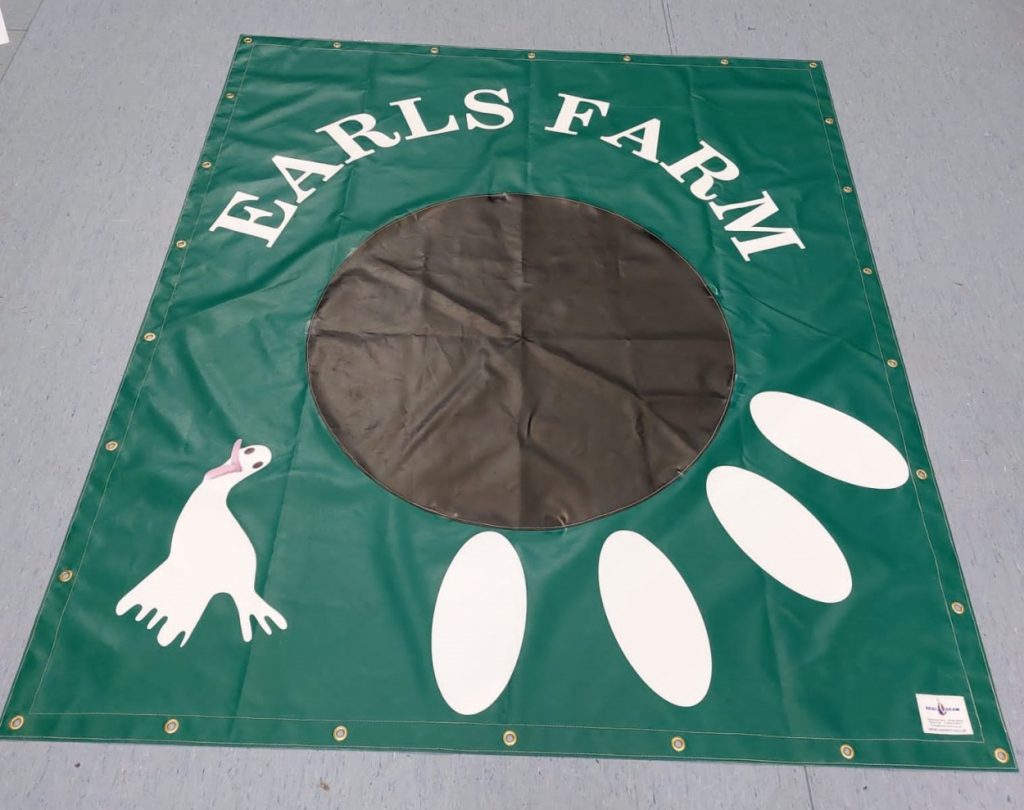 Custom aunt sally tarpaulin sheet