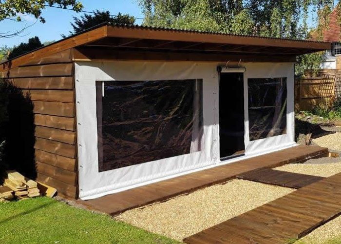 Outdoor building curtains top3