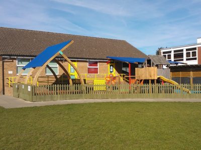 School playground custom shade sails