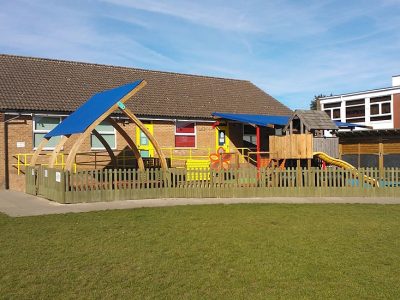 School playground custom shade sails